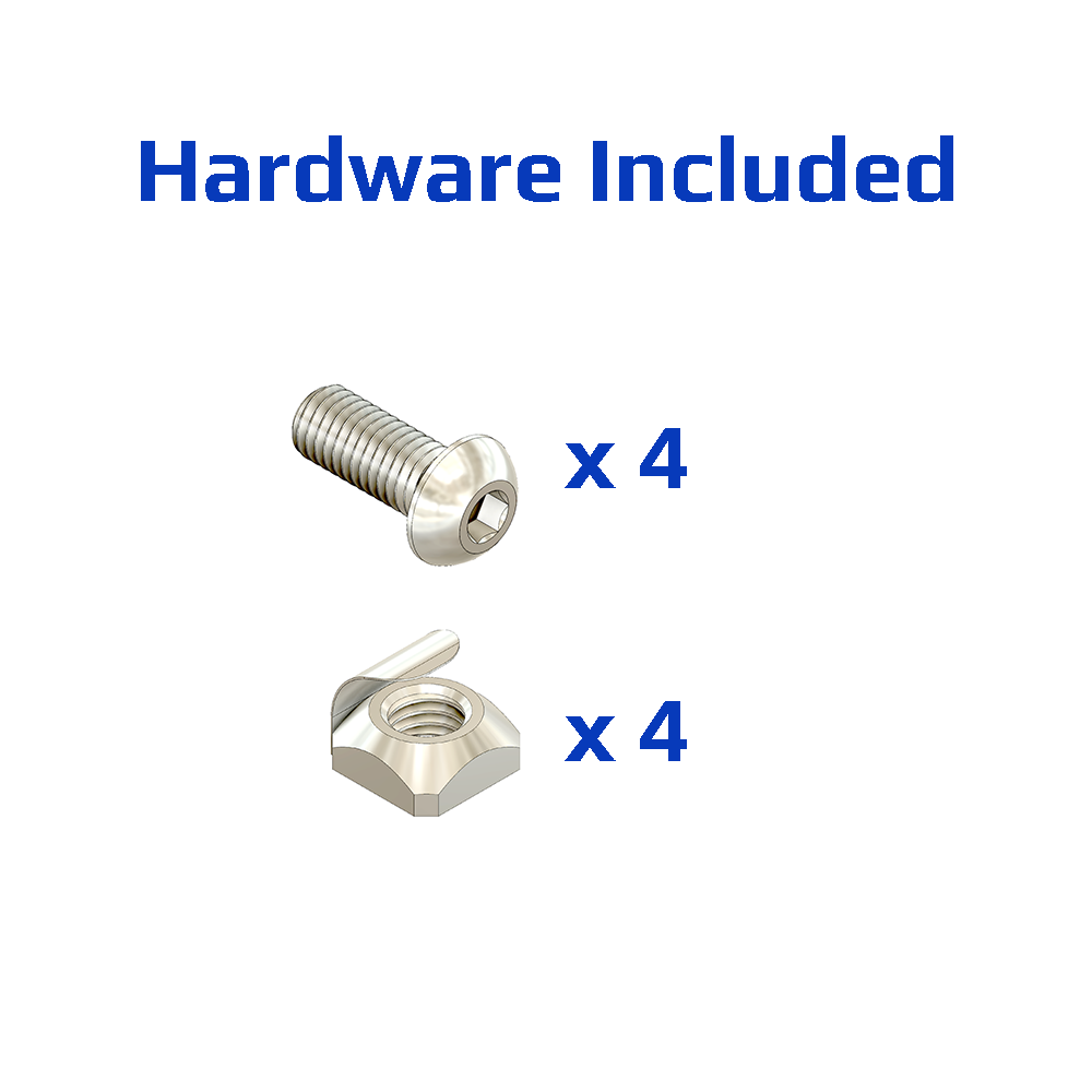 40-520-3 MODULAR SOLUTIONS ANGLE BRACKET<BR>90MM TALL X 45MM WIDE